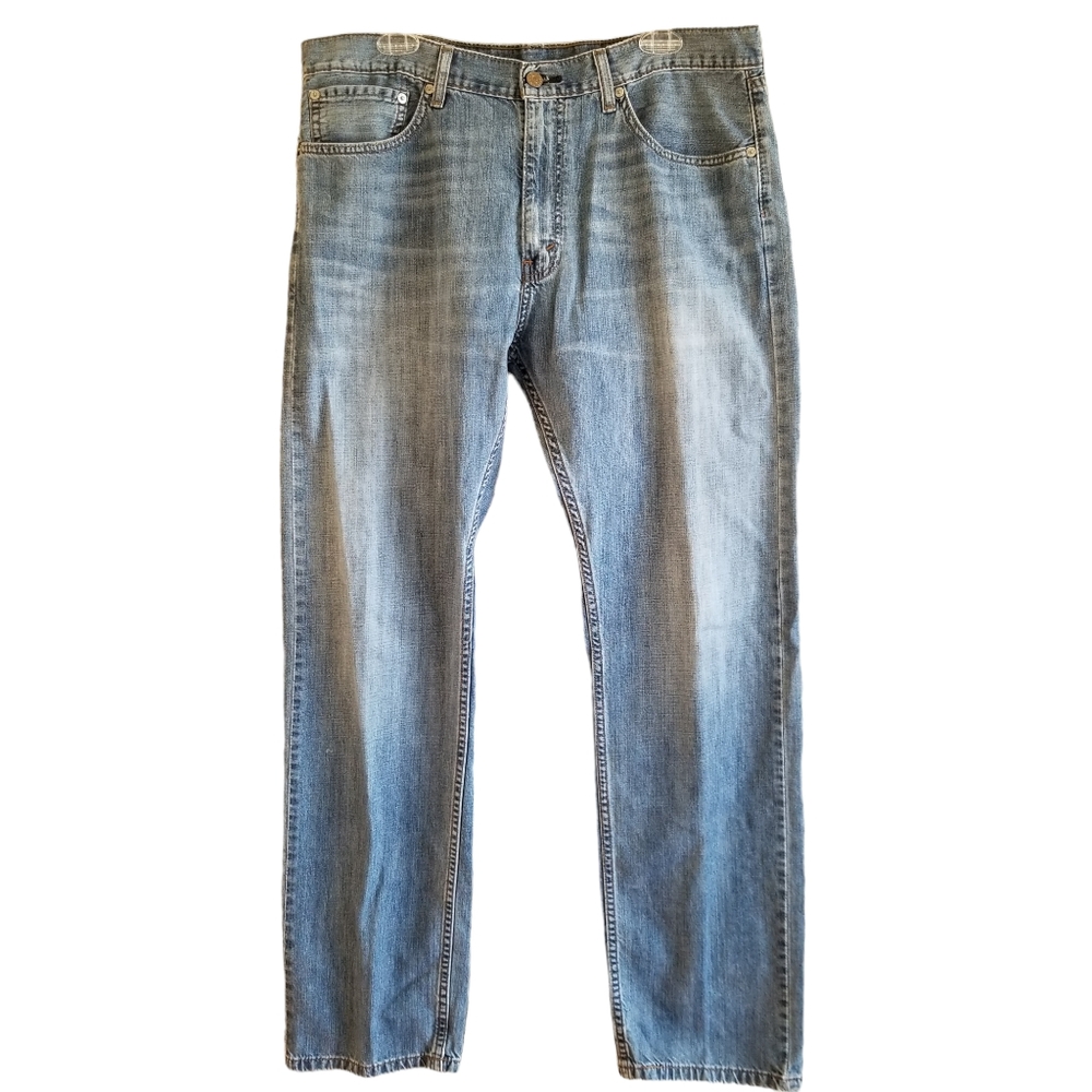 Levi's 505 Mens Jeans Size 36x32 Straight Leg Denim Blue Jeans Pants